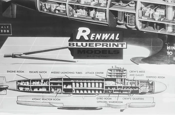 Framed Print : Cutaway of Model Toy Submarine Framed Print : Cutaway of Model Toy Submarine