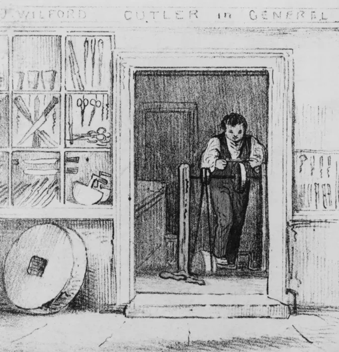 Framed Print : Cutler At Work
