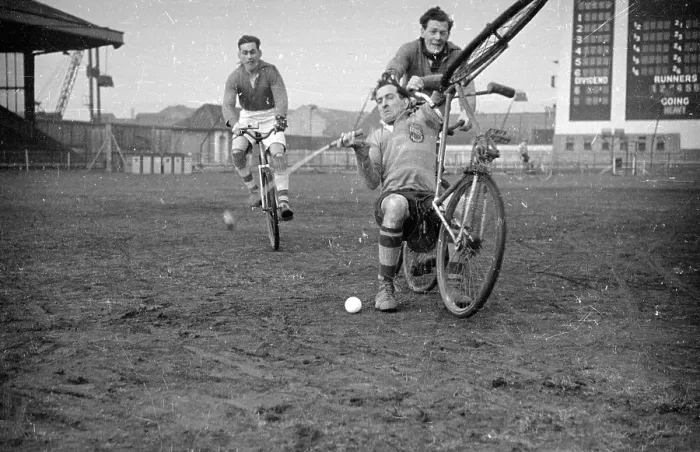 Framed Print : Cycle Polo Action Framed Print : Cycle Polo Action