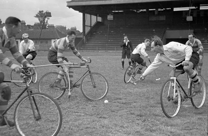 Framed Print : Cycle Polo Match Framed Print : Cycle Polo Match