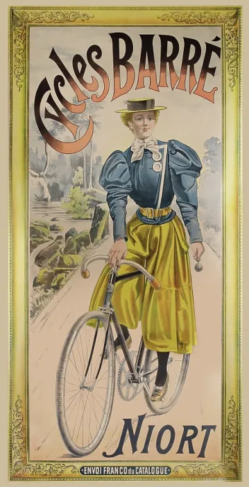 Framed Print : Cycles Barré Niort Framed Print : Cycles Barré Niort