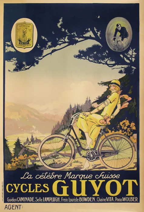Framed Print : Cycles Guyot Framed Print : Cycles Guyot