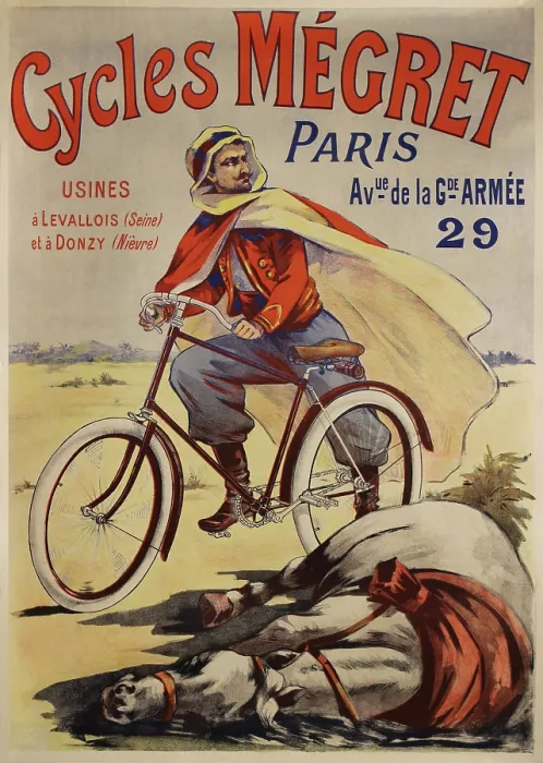 Framed Print : Cycles Mégret Framed Print : Cycles Mégret
