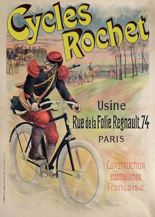 Framed Print : Cycles Rochet - Construction essentiellement Française Framed Print : Cycles Rochet - Construction essentiellement Française
