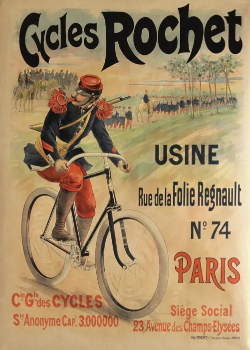 Framed Print : Cycles Rochet Usine Framed Print : Cycles Rochet Usine