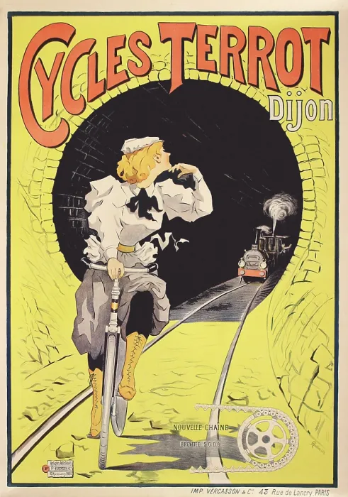 Framed Print : Cycles Terrot Dijon Framed Print : Cycles Terrot Dijon