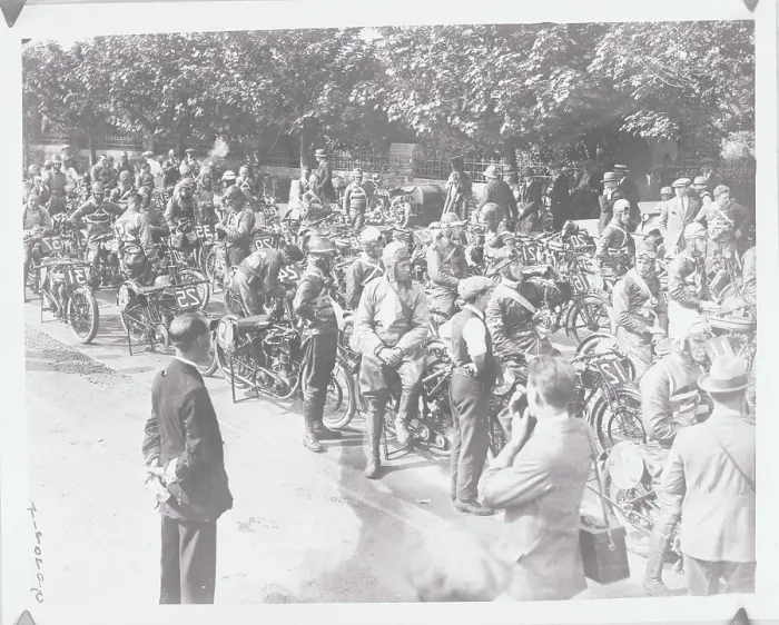 Framed Print : Cyclists Gathering for Race Framed Print : Cyclists Gathering for Race