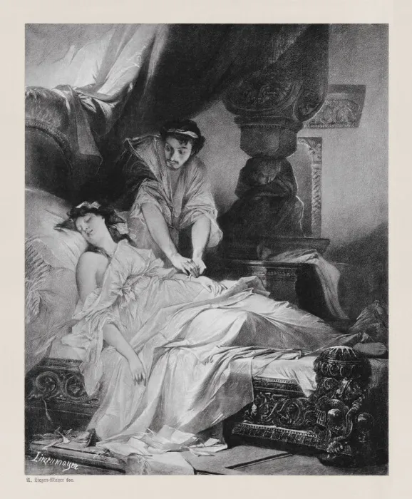 Framed Print : Cymbeline, tragedy by William Shakespeare, published in 1886 Framed Print : Cymbeline, tragedy by William Shakespeare, published in 1886