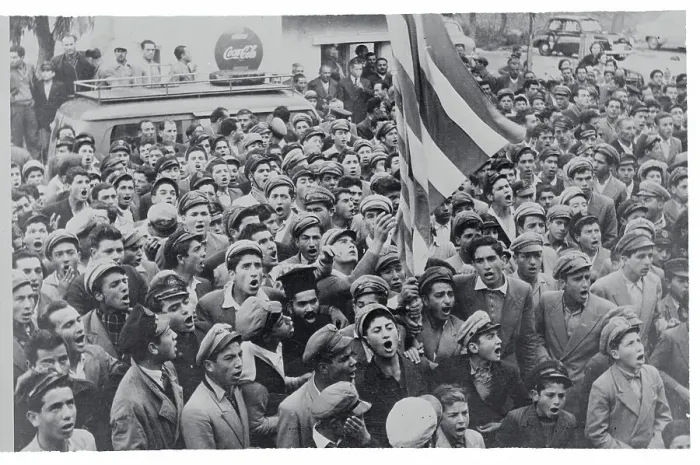 Framed Print : Cypriot Student Demonstrators Protest Arrests Framed Print : Cypriot Student Demonstrators Protest Arrests