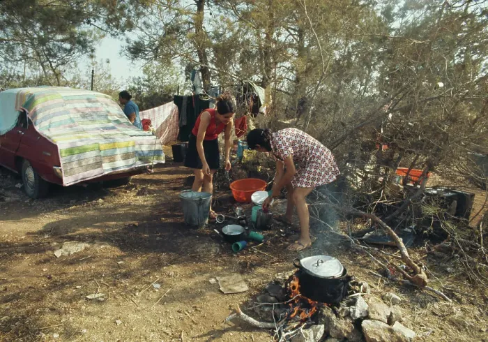 Framed Print : Cyprus Refugee Camp