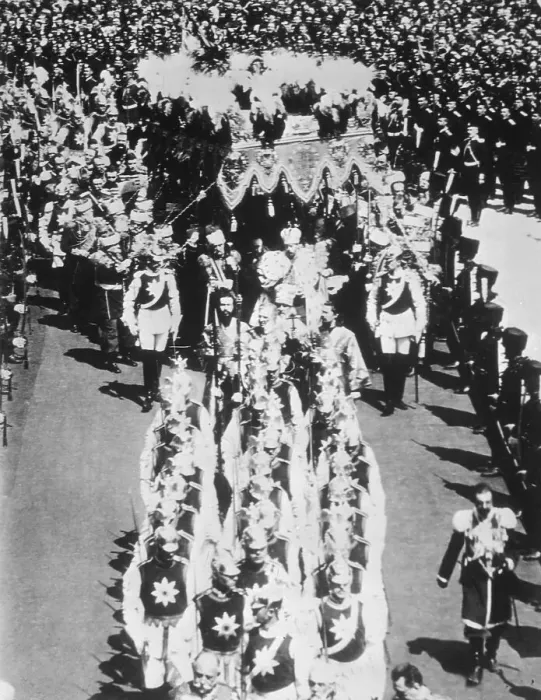 Framed Print : Czar Nicholas II Coronation Processional Framed Print : Czar Nicholas II Coronation Processional