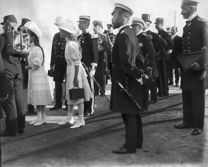 Framed Print : Czar Nicholas II About To Embark Framed Print : Czar Nicholas II About To Embark