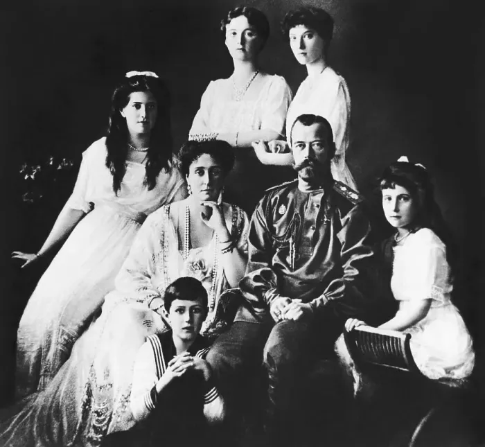 Framed Print : Czar Nicholas II with his Family Framed Print : Czar Nicholas II with his Family