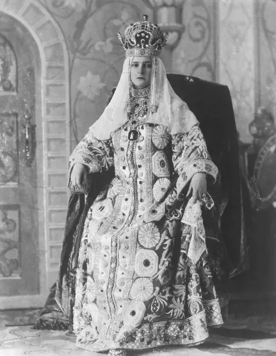 Framed Print : Czarina Alexandra Dressed for Costume Ball Framed Print : Czarina Alexandra Dressed for Costume Ball