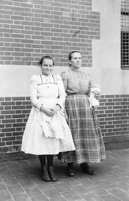 Framed Print : Two Czechoslovakians At Ellis Island Framed Print : Two Czechoslovakians At Ellis Island
