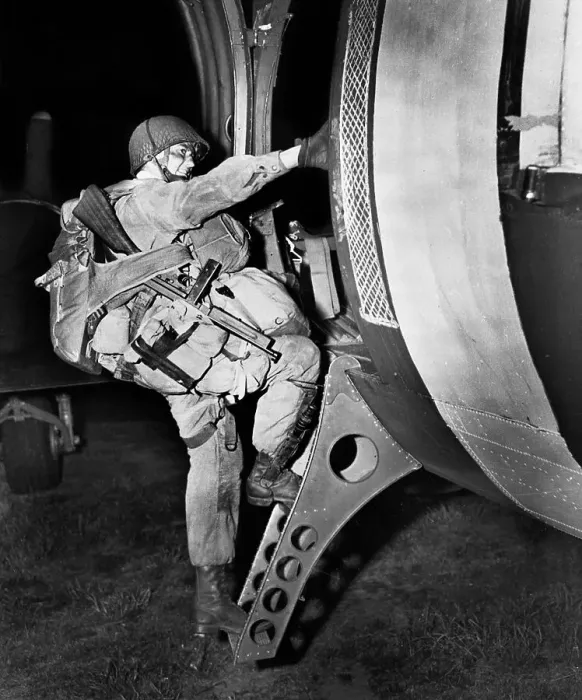 Framed Print : D-Day Paratrooper Framed Print : D-Day Paratrooper