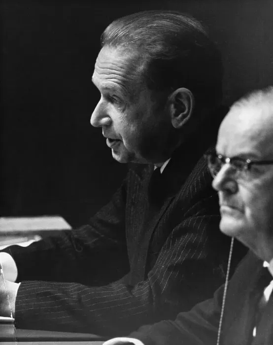 Framed Print : Dag Hammarskjold Addressing United Nations Framed Print : Dag Hammarskjold Addressing United Nations