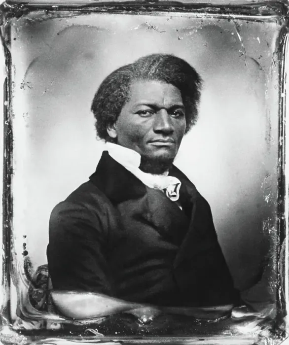 Framed Print : A Daguerreotype Of American Abolitionist Frederick Douglass