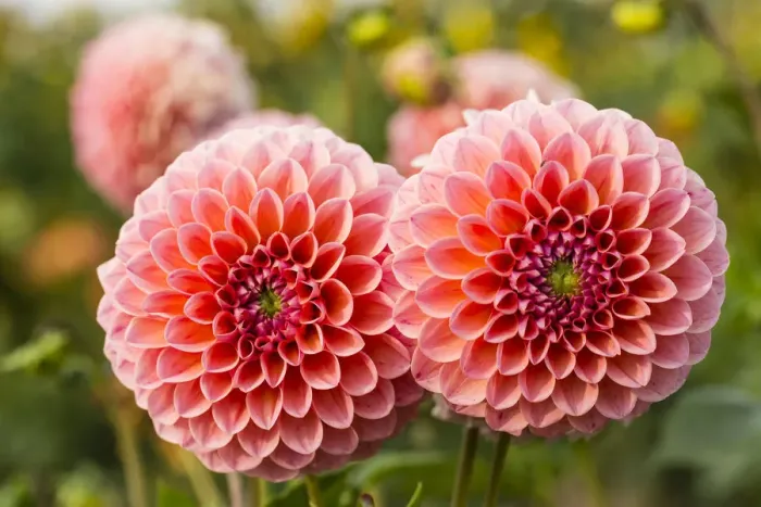 Framed Print : Dahlias -Dahlia sp. -, Hesse, Germany Framed Print : Dahlias -Dahlia sp. -, Hesse, Germany
