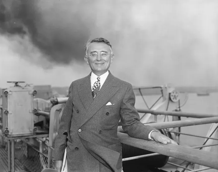 Framed Print : Dale Carnegie On Ship He Arrives On Framed Print : Dale Carnegie On Ship He Arrives On