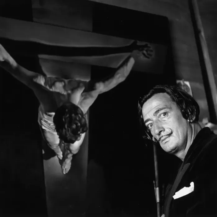 Framed Print : Dali And Christ Framed Print : Dali And Christ