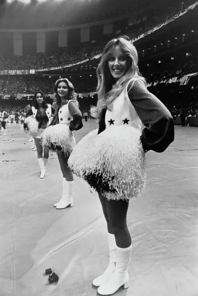 Dallas Cowboys Cheerleaders at Super Bowl XII Print. Art Prints