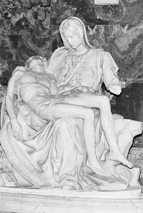 Framed Print : Damage Done to Pieta by Michelangelo Buonarroti Framed Print : Damage Done to Pieta by Michelangelo Buonarroti