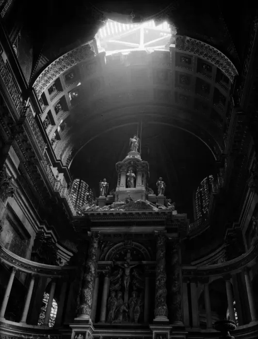 Framed Print : Damaged St Paul s Framed Print : Damaged St Paul s