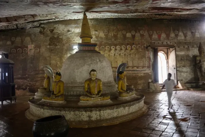 Framed Print : Dambulla Cave temple (also known as the Golden Temple of Dambulla) is a world heritage site (1991) in Sri Lanka Framed Print : Dambulla Cave temple (also known as the Golden Temple of Dambulla) is a world heritage site (1991) in Sri Lanka