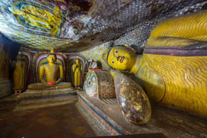 Framed Print : Dambulla - Cave temple - Sri Lanka Framed Print : Dambulla - Cave temple - Sri Lanka
