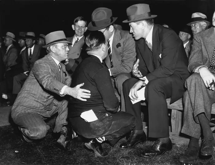 Framed Print : Damon Tunney & Gene Tunney, Group Of Men Framed Print : Damon Tunney & Gene Tunney, Group Of Men