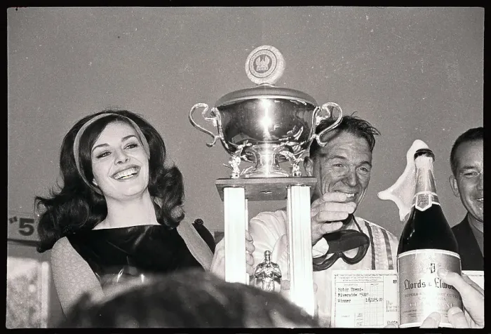 Framed Print : Dan Gurney Celebrating After Winning a Race Framed Print : Dan Gurney Celebrating After Winning a Race