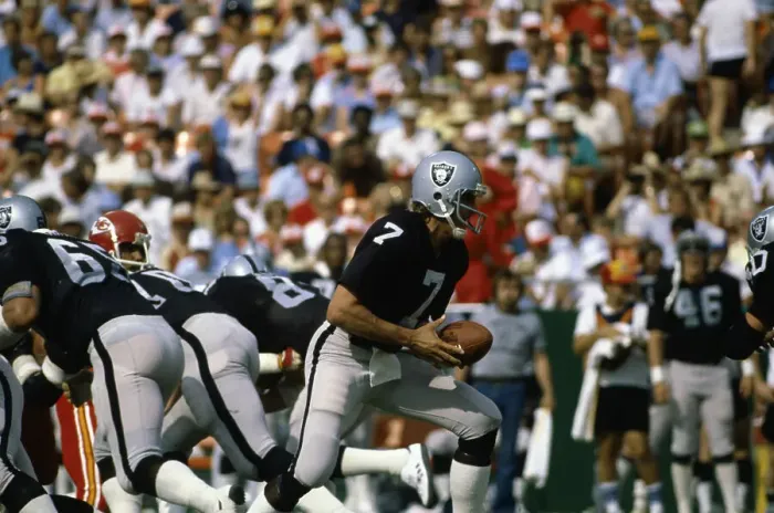 Framed Print : Dan Pastorini with Possession of Football