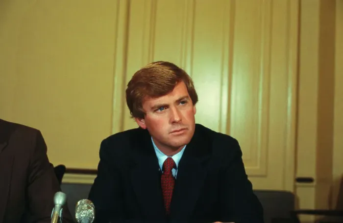 Framed Print : Dan Quayle at Senate Hearing Framed Print : Dan Quayle at Senate Hearing
