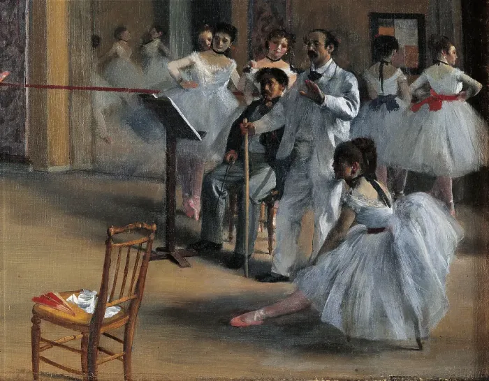 Framed Print : Dance Foyer at the Opera, by Edgar Degas, 1872, 19th Century, oil on canvas Framed Print : Dance Foyer at the Opera, by Edgar Degas, 1872, 19th Century, oil on canvas