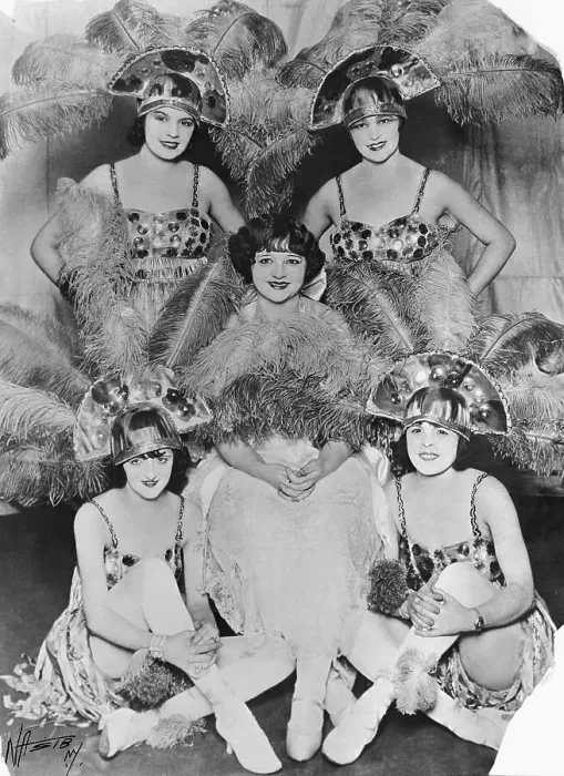 Framed Print : Dance Troup Of 1920'S Framed Print : Dance Troup Of 1920'S
