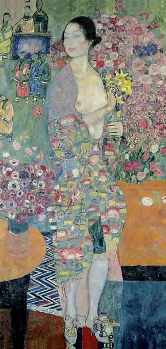 Framed Print : The Dancer, ca 1916-1918. Artist: Klimt, Gustav (1862-1918) Framed Print : The Dancer, ca 1916-1918. Artist: Klimt, Gustav (1862-1918)