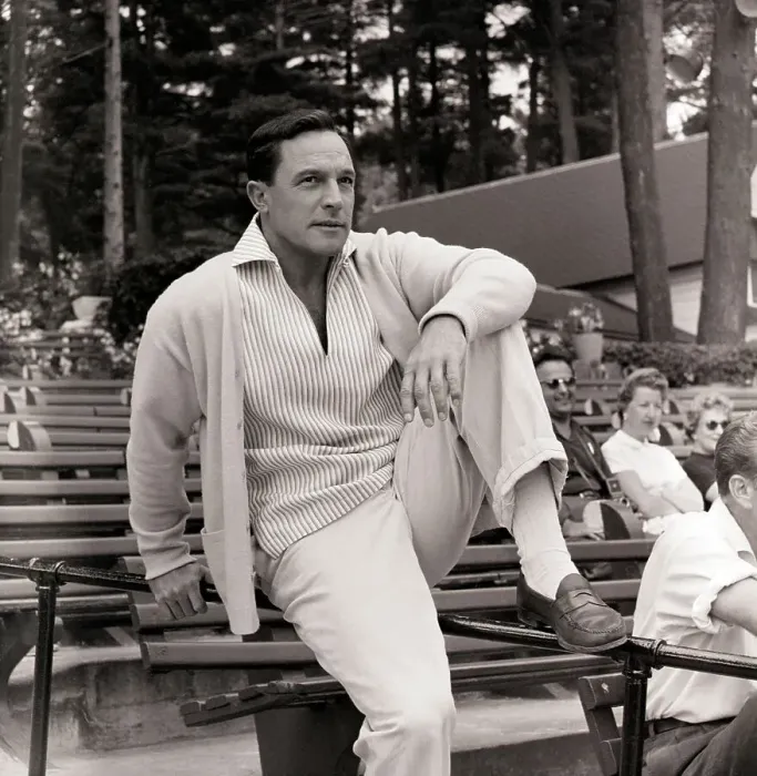Framed Print : Dancer Gene Kelly Relaxing on Set Framed Print : Dancer Gene Kelly Relaxing on Set