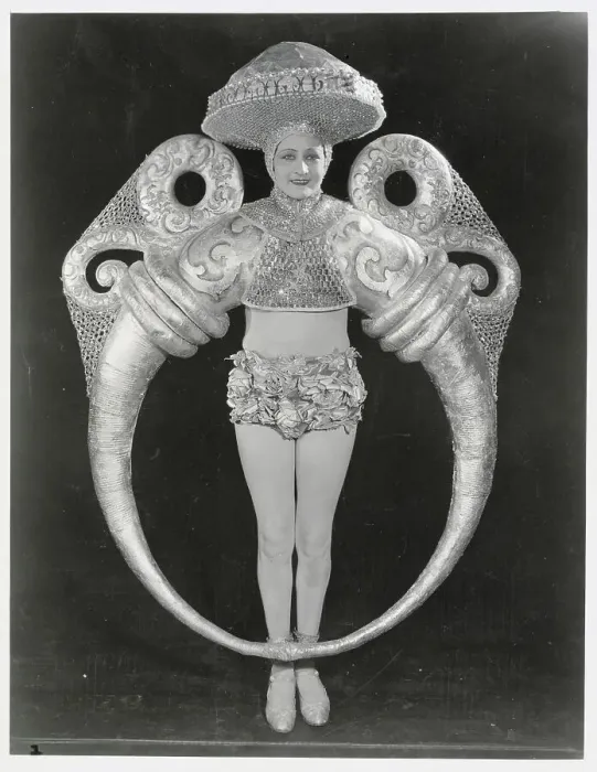 Framed Print : Dancer Wearing Ring Costume Framed Print : Dancer Wearing Ring Costume