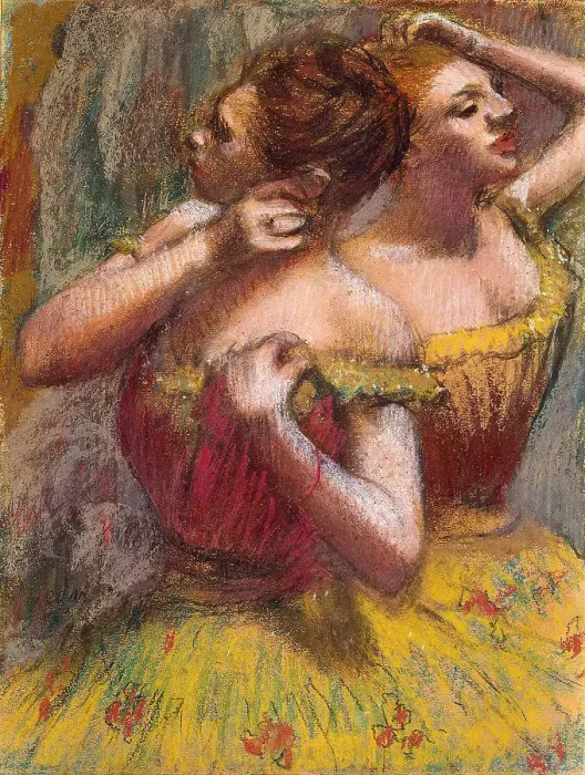 Framed Print : Two Dancers, 1898-1899. Artist: Degas, Edgar (1834-1917) Framed Print : Two Dancers, 1898-1899. Artist: Degas, Edgar (1834-1917)