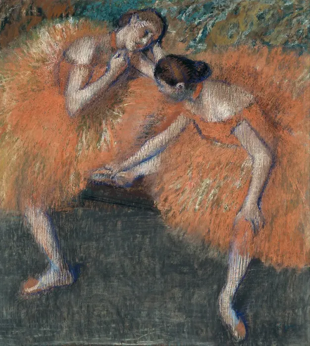 Framed Print : Two Dancers, c. 1898. Artist: Degas, Edgar (1834-1917) Framed Print : Two Dancers, c. 1898. Artist: Degas, Edgar (1834-1917)