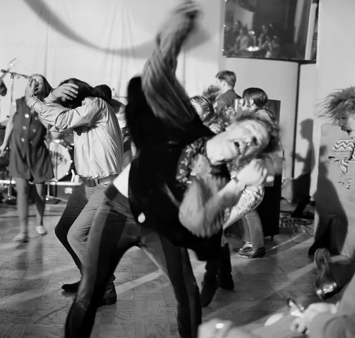 Framed Print : Dancers at Frank Zappa Concert Framed Print : Dancers at Frank Zappa Concert