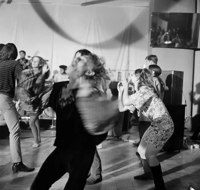 Framed Print : Dancers at Frank Zappa Concert Framed Print : Dancers at Frank Zappa Concert
