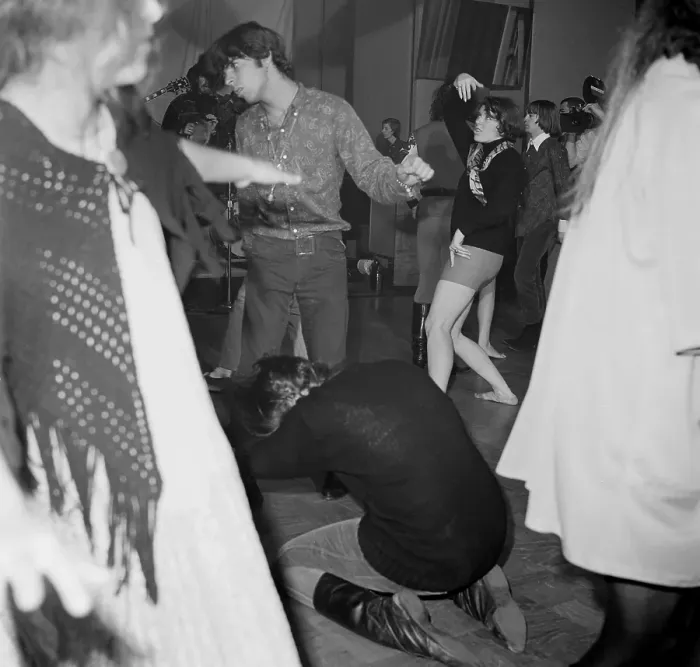 Framed Print : Dancers at Frank Zappa Concert Framed Print : Dancers at Frank Zappa Concert