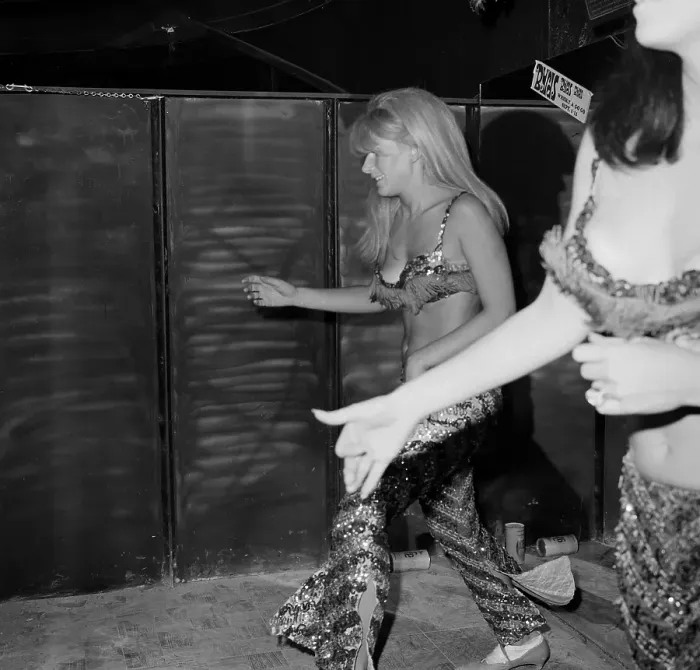 Framed Print : Dancers at Frank Zappa Concert