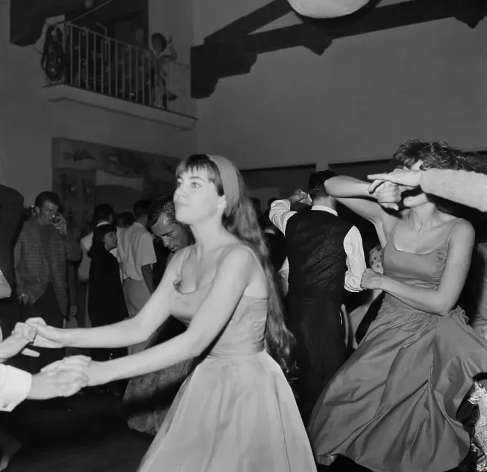 Framed Print : Dancers At Los Angeles Dance Hall