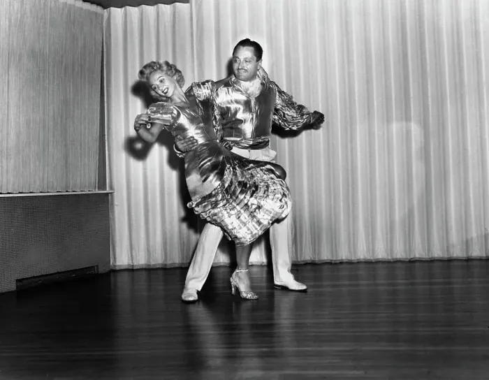 Framed Print : Dancers Lucy and Tony, in