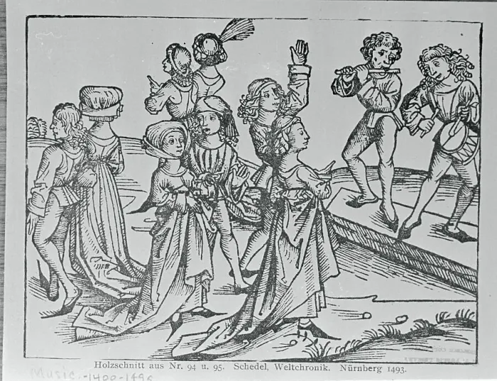 Framed Print : Dancers Performing to Music