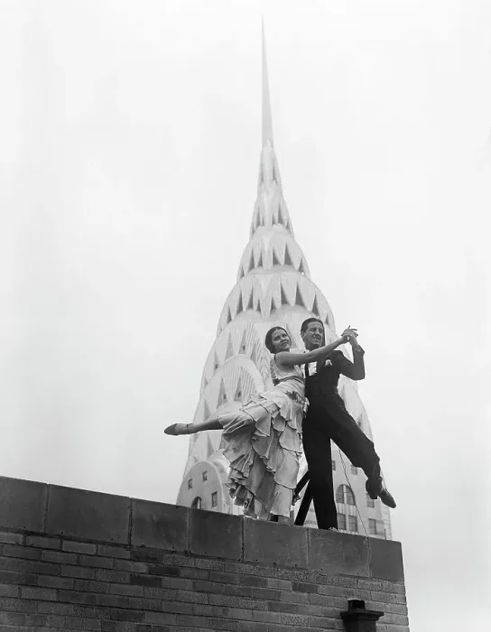 Framed Print : Dancing by the Chrysler Building Framed Print : Dancing by the Chrysler Building