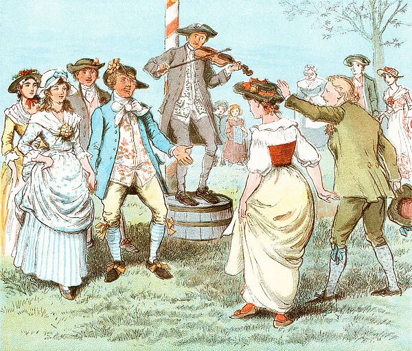 Dancing on May Day